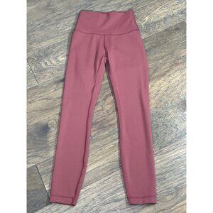 LULULEMON Wunder Under Train High-Rise Tight 25" in Chianti #W5CQDS NWOT